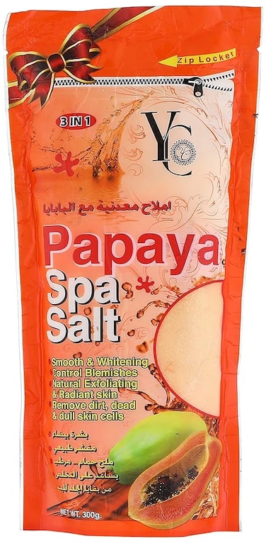 YC 3 in 1 PAPAYA SPA SALT 300G