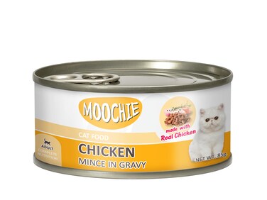 Moochie Adult Chicken Casserole in Gravy 85g - can  Pack of 12