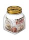 Premium Jar Clear/Gold 0.5Liters