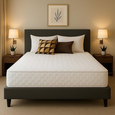 Home Mart Outlet Ortho Plus Premium Medical Mattress 25 cm for Back Support with Enhanced Spinal Alignment and a 2-Year Warranty for Long-Lasting Comfort Queen - L190 x W160 cm