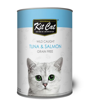 طعام رطب من كيت كات بالتونة والسلمون 400 غرام