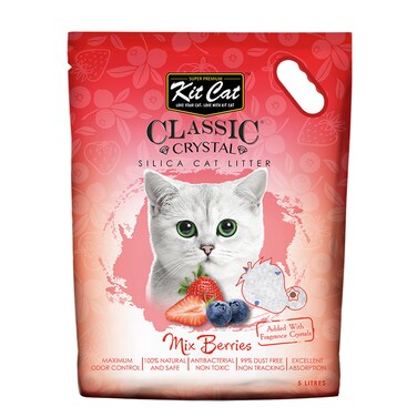 Kit Cat Classic Crystal Cat Litter &ndash; Mix Berries (5 Litres)