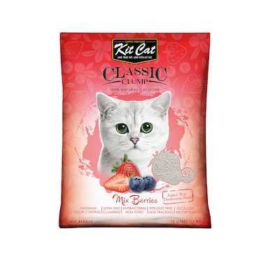 Kit Cat Classic Clump Cat Litter 10L (Mix Berries)