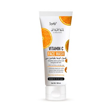 Lady Diana Vitamin C Face Wash, Deep Cleansing &amp; Brightening Care, 100 ml