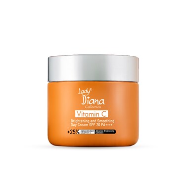 Lady Diana Vitamin C Brightening Day Cream SPF 20, UV Protection &amp; Skin Radiance, 50 ml
