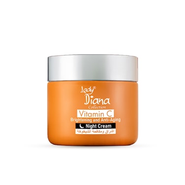 Lady Diana Vitamin C Anti-Ageing Night Cream, Skin Repair &amp; Nourishing Care, 50 ml