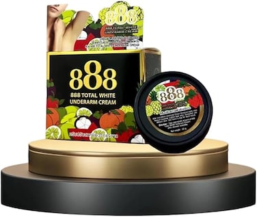 BEAUTY AMBITION 888 Total White Underarm Whitening Cream 35g Made in Thailand