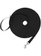 SWIUKPHE Dog/Puppy Obedience Recall Training Agility Lead, 30ft Training Leash - Great for Play, Camping, or Backyard - Black 30ft