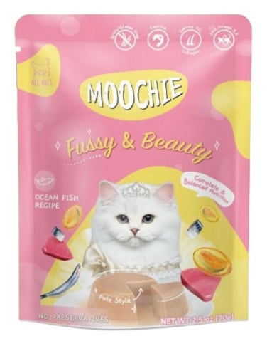 Moochie Ocean Fish Recipe 70g  Pack of 12