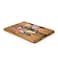 Billi Acacia Wood Cutting Board 40.5x30x2CM &ndash; Premium Large Wooden Chopping Board for Kitchen, Brown
