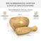 Billi Wooden Mortar and Pestle Rubberwood Spice Grinder Set 15cm &ndash; Manual Herb Crusher for Garlic, Masala &amp; Spices, Durable Natural Wood Kitchen Grinding Tool