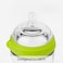 Comotomo Soft Hygienic Silicone Natural Feel Baby Feeding Bottle Green/White 250ml, Pack of 2's
