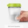 Comotomo Soft Hygienic Silicone Natural Feel Baby Feeding Bottle Green/White 250ml, Pack of 2's