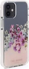 TED Baker iPhone 12 Mini Anti-Shock Floral Case, Elegant Drop Protection Cover, Tpu Bumper, Wireless Charging Compatible, Women/Girls Phone Case, Jasmine Clear