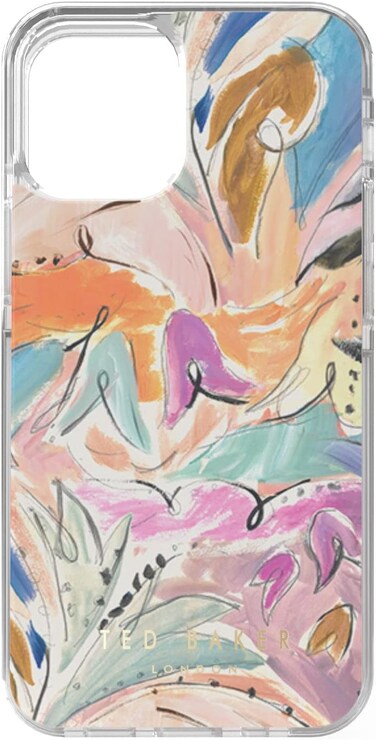 TED Baker 87975 Aliiya Antishock Case For iPhone 14 Pro Compatible With MagSafe, Art Print Multicolor