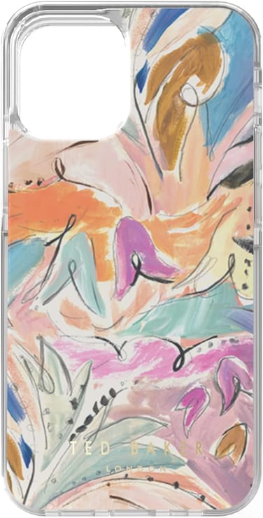 TED Baker Aliyh Antishock Case For iPhone 14 Plus Compatible With MagSafe, Art Print Multicolor