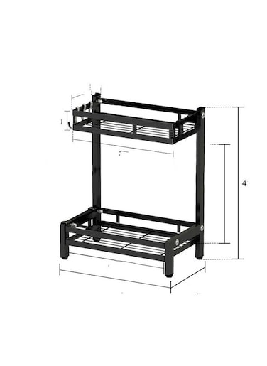 Dual Layer Kitchen Storage Rack