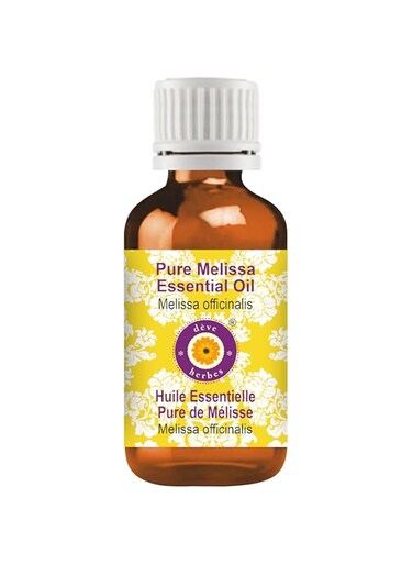 Deve Herbes Pure Melissa Essential Oil (Melissa officinalis) Steam Distilled 15ml (0.50 oz)