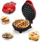 Mini Waffle Maker 3-in-1 &ndash; Toaster, Pancake Maker, and Sandwich Grill &ndash; Essential Kitchen Appliance for Waffles, Toasties-Small Pancake For Brownies, Cookies, Calzones and Hash Browns
