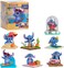 Just Play Disney Stitch Live Action Movie Time 3" Collectible Figures, Surprise Box, Collectable Toys, Home Decorations, Kids Toys Ages 3+