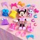 Just Play Disney Junior Minnie Mouse Glitter and Glam Pet Fashion Set, 23-Piece Doll and Accessories, Officially Licensed Kids Toys For Ages 3 Up