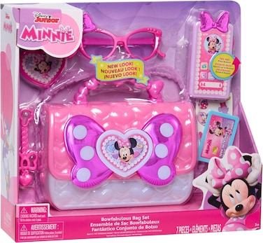 Minnie Mouse Bowfabulous Bag Set, Kids Toys For Ages 3 Up By Just Play