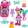 Minnie Mouse Fabulous Fashion 14-Piece Sweet Party Doll and Accessories, Kids Toys For Ages 3 and Up By Just Play