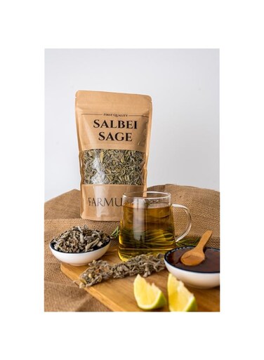 FARMUĞLA 100 gr Sage Leaves Incense - Natural Sage for Relaxation, Room Cleaning and Soothing Fragrance, Ideal for Interiors and Creating a Harmonious Atmosphere