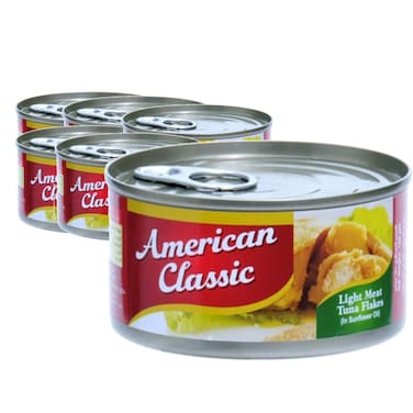 American Light Meat Tuna, 170g Pack of 6