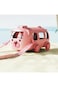 Bus Shape Water Bottle With Straw Lid Portable Kid Water Cup With Shoulder Strap Detachable