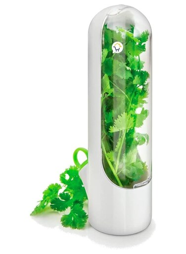 Herb Saver Best Keeper for Freshest Produce - Herb Preservation Pot, Mini Herb Saver, Long-Lasting Freshness, Ergonomic Design for Greens, Lettuce, Carrots, Coriander
