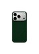 جراب Mobcos لهاتف iPhone 17 Pro Chex بلون أخضر سادة مصنوع من ألياف الأراميد، بنسيج 1500D Fusion Weave، غطاء مغناطيسي فائق النحافة وخفيف الوزن، متوافق مع MagSafe