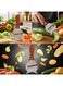 Stainless Steel Vegetable Peeler with Wooden Handle, Multifunction Julienne Peeler, Vegetable Slicer for Cucumber, Carrot, Potato &amp; Zucchini, Sharp Kitchen Peeling Tool for Home Cooking
