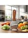 Stainless Steel Vegetable Peeler with Wooden Handle, Multifunction Julienne Peeler, Vegetable Slicer for Cucumber, Carrot, Potato &amp; Zucchini, Sharp Kitchen Peeling Tool for Home Cooking
