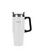 LION Vacuum Travel Mug / Large Total Capacity / 24 hours Cold Water &amp; 16 hours Hot Water / Extra Wide Opening / Cupholder Friendly / Comfy Handle / Wide Mouth / Easy Cleaning - White