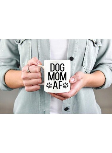 YUKE Dog Mom AF Mug