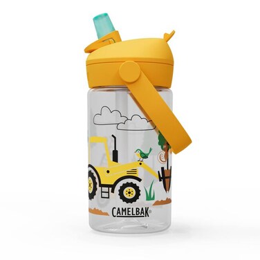 CAMELBAK-THRIVE FLIP STRAW KIDS 14OZ- TRACTORS AND TREES