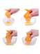 FIESTA Silicone Fish Shaped Egg Yolk and White Separator Kitchen Tool