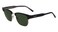 Lacoste Black/Gold Bio INJ-G820 Male Sunglass Modified Rectangle Full Rim