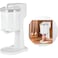 1L Electric Ice Cream Maker - 18W High Efficiency Soft Serve &amp; Frozen Yogurt Machine (White)