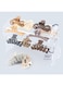 SNOWSTAR Acrylic Claw Clip Organizer Holder,360-Degree Rotating Claw Clip Holder and Storage,Hair Clip Organizer Display Clear Stand for Women and Girls