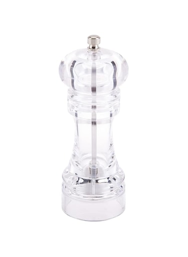 AKDC Acrylic Grinder Pepper L(6Cm) Xw(6Cm) Xh(16Cm) Transparent