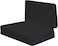 KarpentoneFoam Folding 3.0 Pieces Foldable Mattress Black With Hand Carry Cover Size 180x120x7 Centimeters