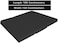 KarpentoneFoam Folding 3.0 Pieces Foldable Mattress Black With Hand Carry Cover Size 180x120x7 Centimeters