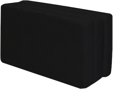 KarpentoneFoam Folding 3.0 Pieces Foldable Mattress Black With Hand Carry Cover Size 180x120x7 Centimeters