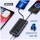 Power Bank Portable Charger 10000mAh 22.5W Fast Charging Mini Powerbank with Built in USB C and IOS Cables, Mobile Phones Battery Pack for iPhone Android iPad with USB C, Micro USB