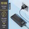 Power Bank Portable Charger 10000mAh 22.5W Fast Charging Mini Powerbank with Built in USB C and IOS Cables, Mobile Phones Battery Pack for iPhone Android iPad with USB C, Micro USB