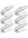 Liying Space Saving Shoe Organizer 6 Pieces, White, H22.2 x W34.6 x D11 cm, shoe space saver, 2724593408873