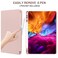 ZOOMEE Case for Samsung Galaxy Tab A9 Plus Tablet Case with Pencil Holder, Slim Smart Protective Case with Soft TPU Back, Auto Sleep/Wake Cover for Samsung Galaxy Tab A9+ 11 Case (Pink)