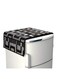 Designer Black Box Fridge Top Cover (21 X 39 Inches)
